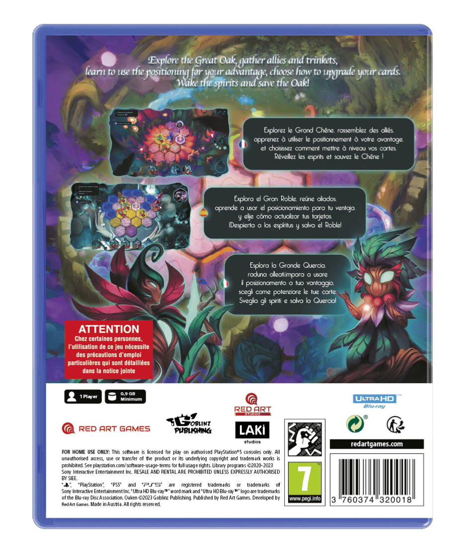 Oaken Playstation 5 - Jeux Vidéo Physique - Red Art Games - Shop Just for Games