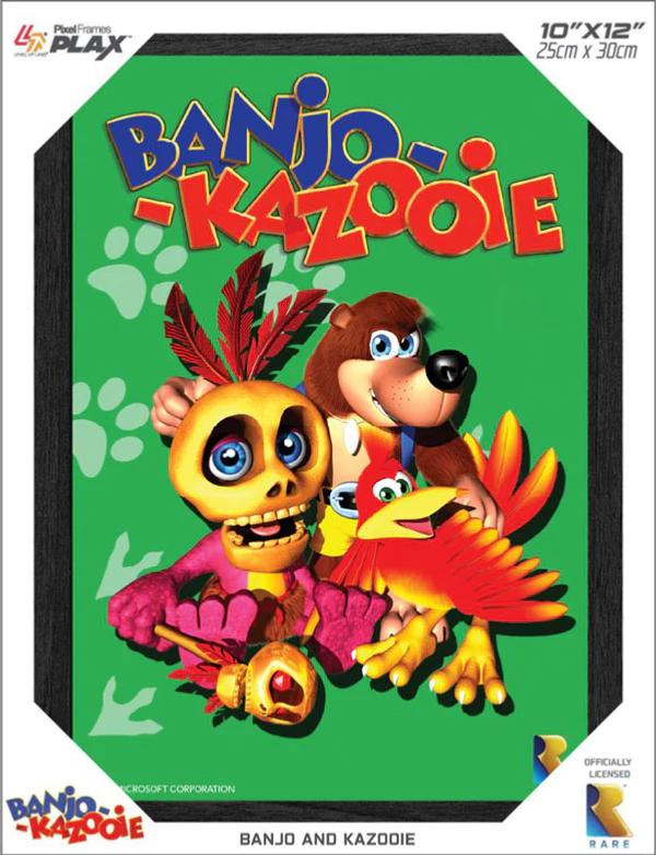 Pixel Frames Plax Banjo - Kazooie - Lenticular Frame - Pixel Frames - Level Up Labs - Shop Just for Games