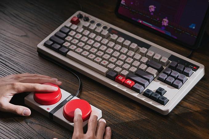 Retro Mechanical Keyboard N Edition (Clavier Qwerty 87 touches - DISPOSITION ANSI / ANSI LAYOUT) - Claviers - 8Bitdo - Shop Just for Games