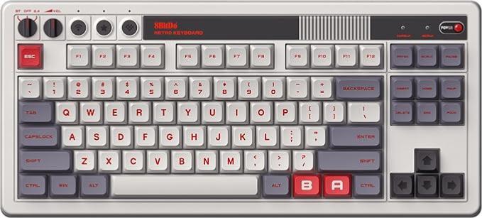 Retro Mechanical Keyboard N Edition (Clavier Qwerty 87 touches - DISPOSITION ANSI / ANSI LAYOUT) - Claviers - 8Bitdo - Shop Just for Games