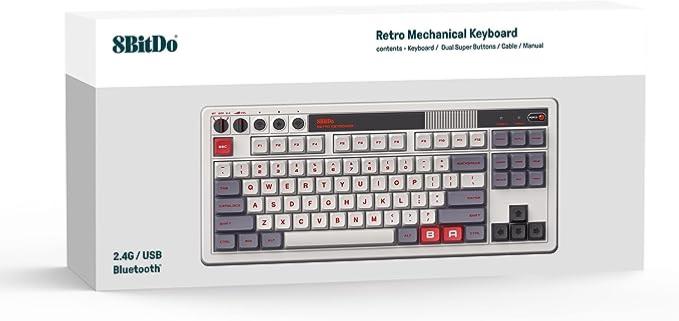 Retro Mechanical Keyboard N Edition (Clavier Qwerty 87 touches - DISPOSITION ANSI / ANSI LAYOUT) - Claviers - 8Bitdo - Shop Just for Games
