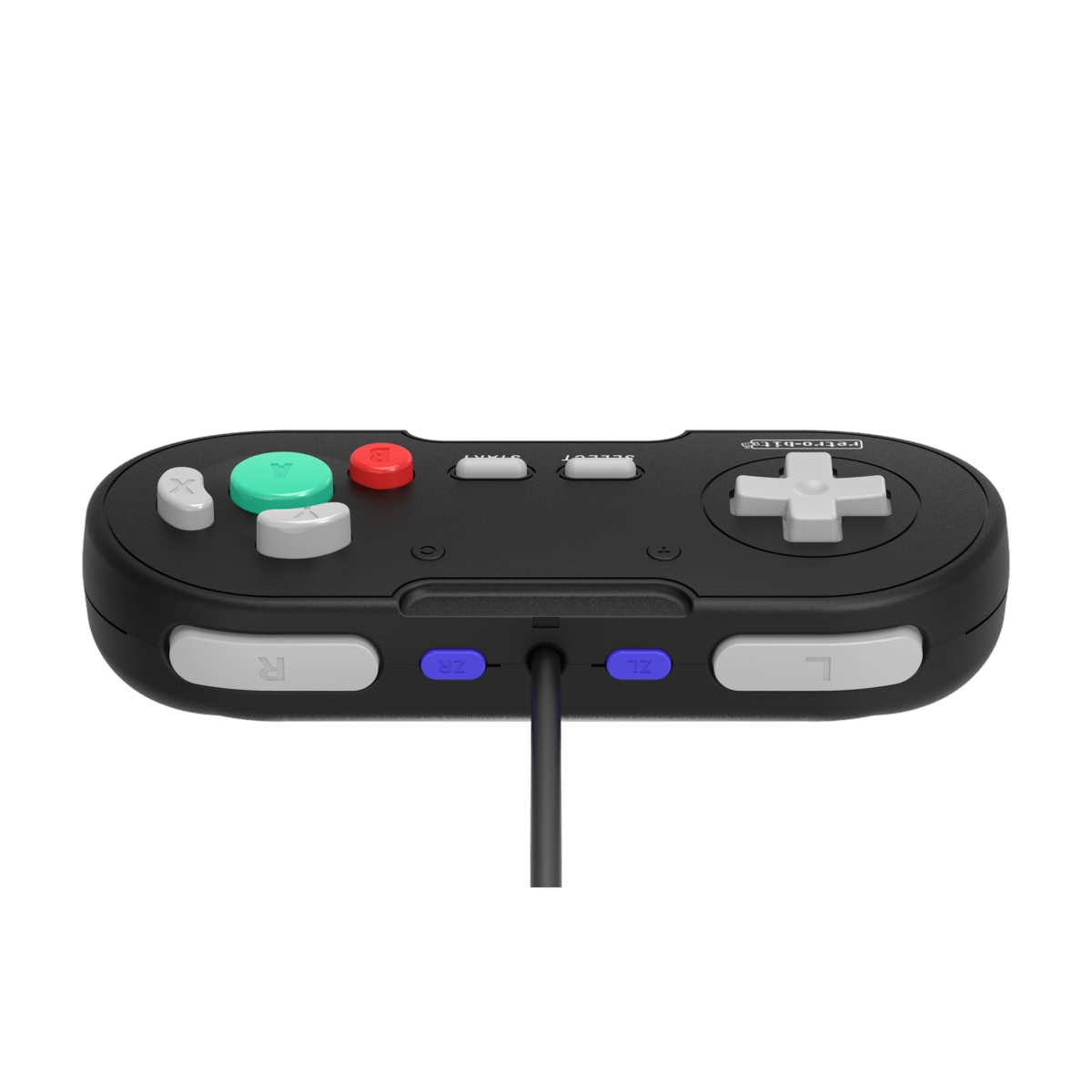 Retrobit - LegacyGC Manette Filaire pour Nintendo Gamecube Jet Black - Connexion d'origine - Manettes - retro - bit - Shop Just for Games