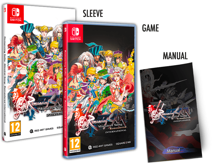 Romancing SaGa Minstrel Song Remastered International Nintendo Switch - Jeux Vidéo Physique - Red Art Games - Shop Just for Games