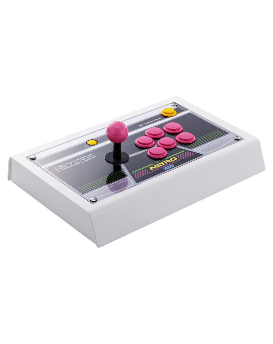 Sega Astro City Arcade Stick - Boutons roses - Manettes - Sega - Shop Just for Games