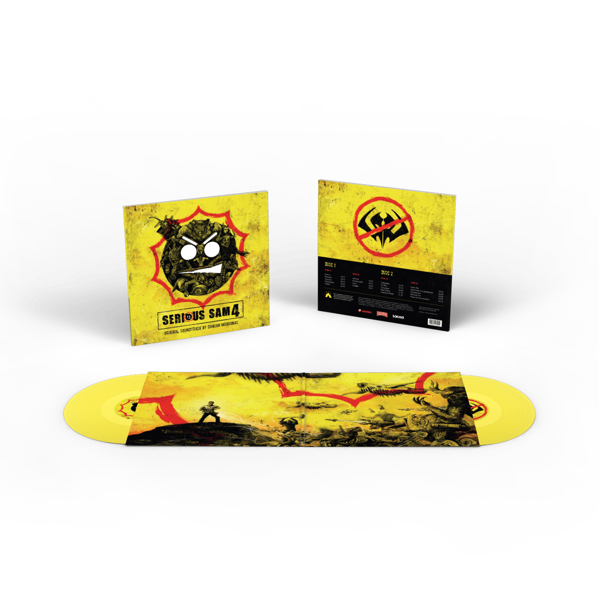 Serious Sam 4 OST Vinyle - 2LP - Vinyles - Laced Records - Shop Just for Games
