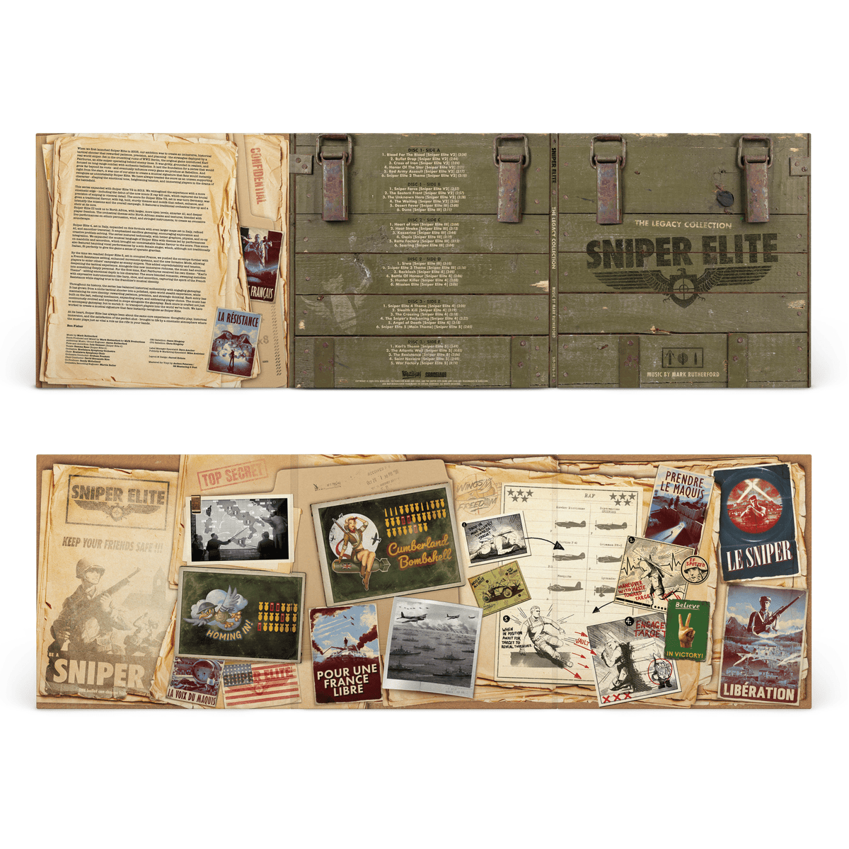 Sniper Elite Vinyle 3LP - Vinyles - SpaceLab9 - Shop Just for Games
