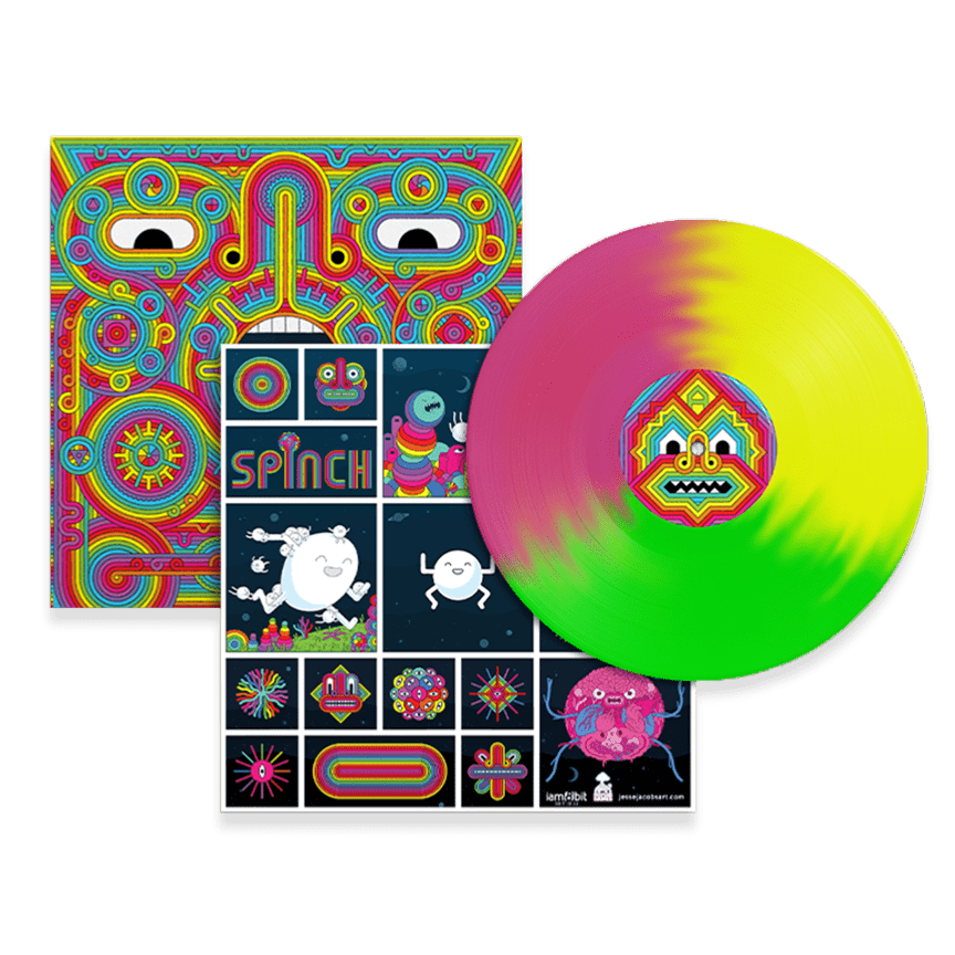 Spinch Vinyle Tricolor - 1LP - Vinyles - iam8bit - Shop Just for Games