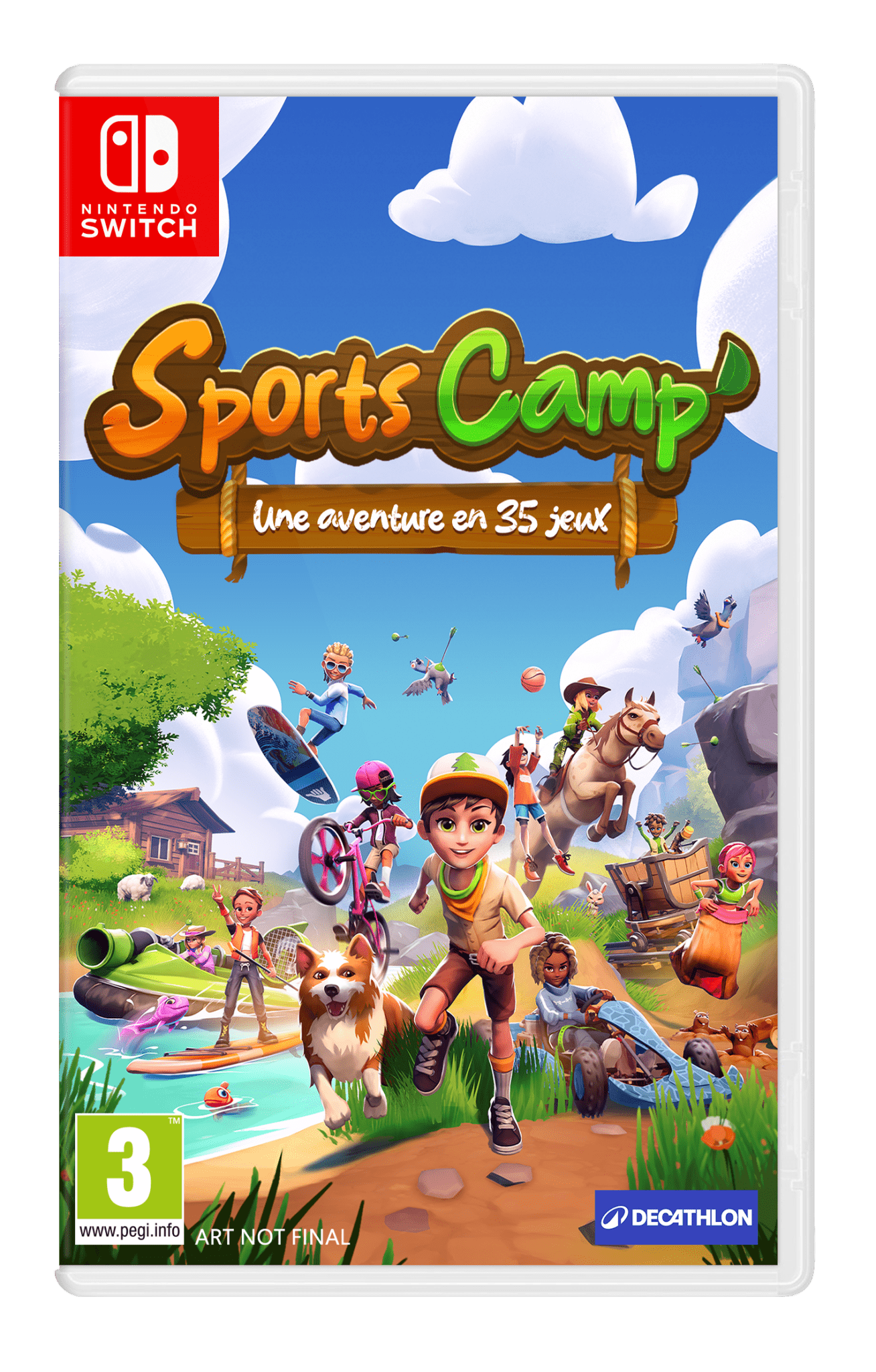 Sports Camp Une Aventure en 35 Jeux Nintendo Switch - Jeux Vidéo Physique - UIE - Shop Just for Games
