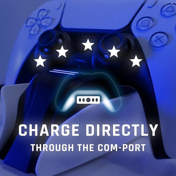 Station de charge PS5 White Edition - Snakebyte - Câbles et Chargeurs - Snakebyte - Shop Just for Games