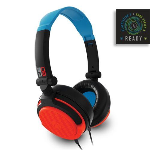 Stealth C6 - 50 Casque de Jeu stéréo - Bleu néon et Rouge, Compatible avec Xbox One, Series S/X, PS4/5, Switch... - Casque - Stealth - Shop Just for Games