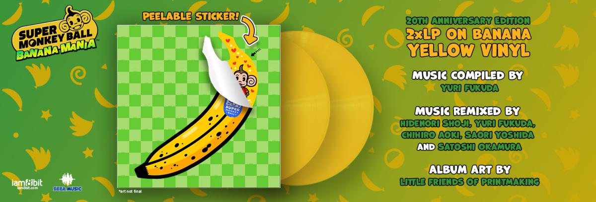 Super Monkey Ball: Banana Mania Vinyle - 2LP - Vinyles - iam8bit - Shop Just for Games