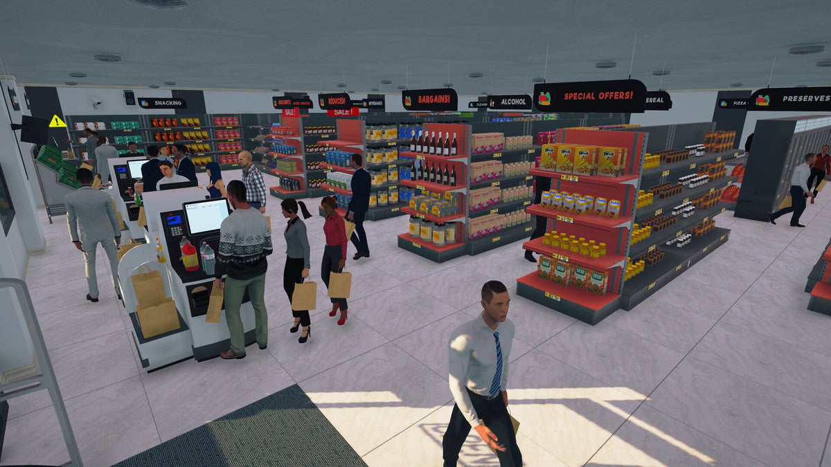 Supermarket Simulator Switch 2 - Jeux Vidéo Physique - SILVER LINING - Shop Just for Games