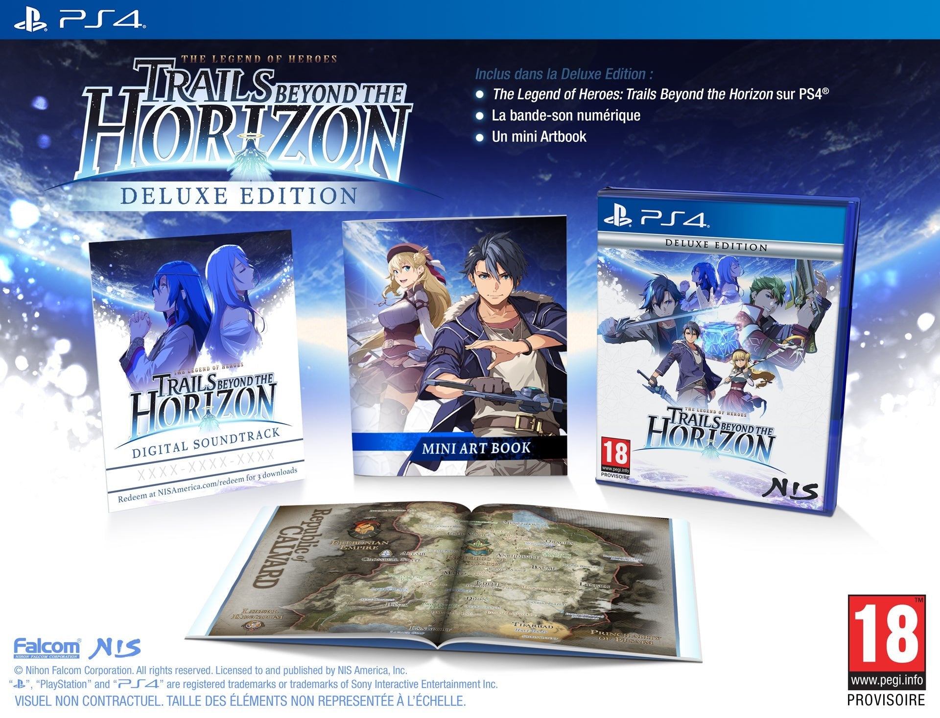 The Legend Of Heroes: Trails Beyond The Horizon Deluxe Edition PS4 - Jeux Vidéo Physique - NIS America - Shop Just for Games