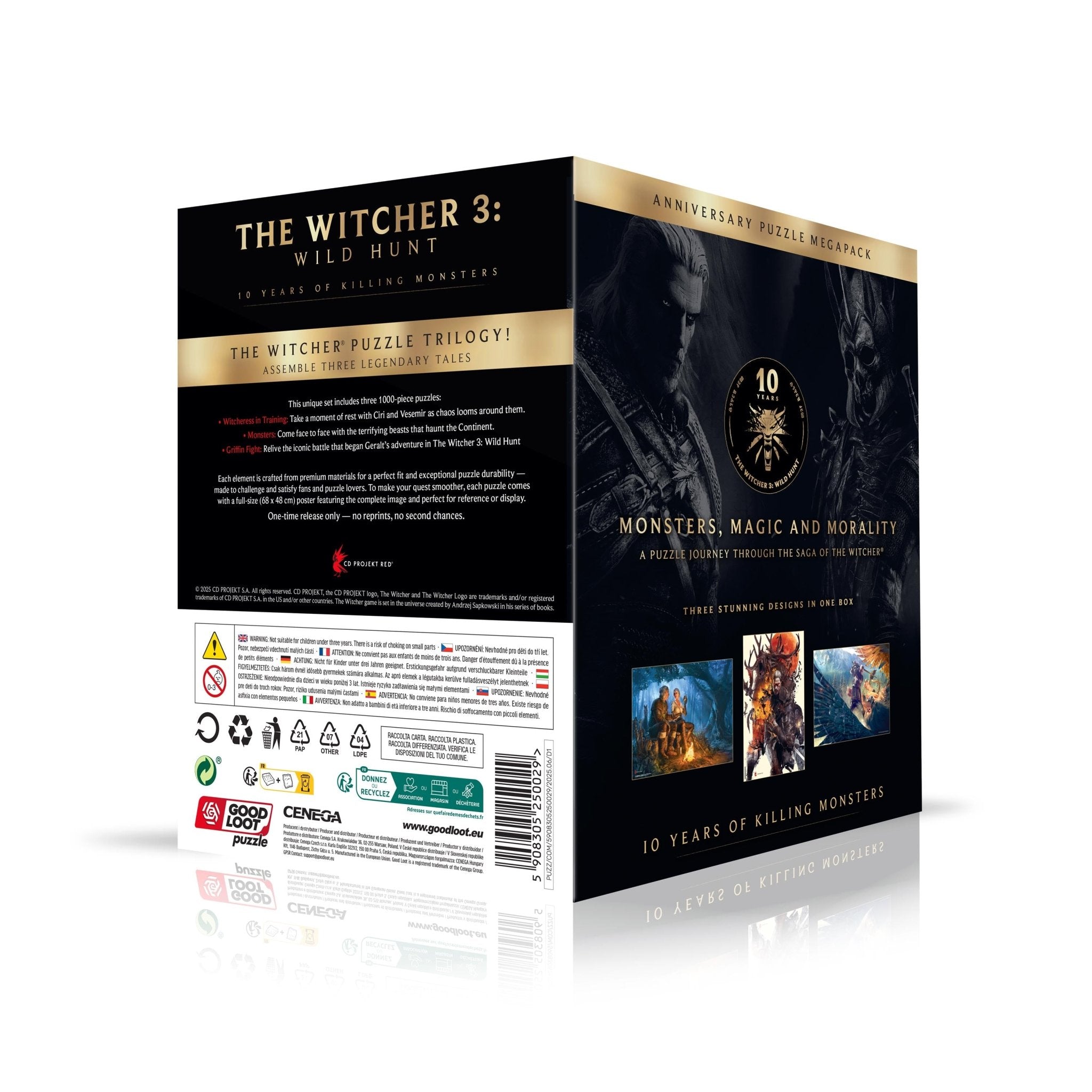 The Witcher 3 Anniversary Puzzle Trilogy - Puzzles - CENEGA - Shop Just for Games