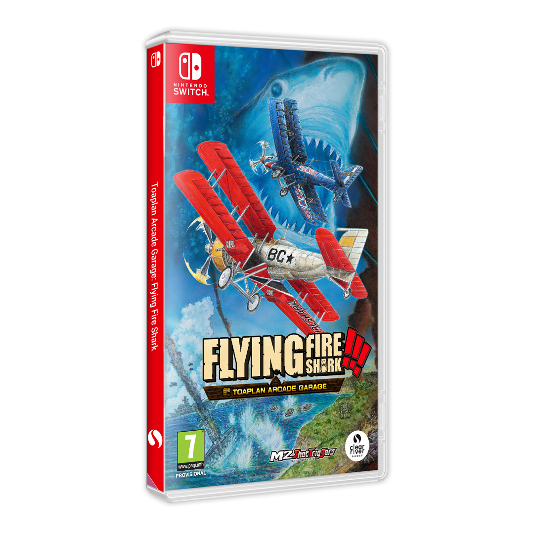 Toaplan Arcade Garage: Flying Fire Shark !!! SWITCH - Jeux Vidéo Physique - Clear River Games - Shop Just for Games