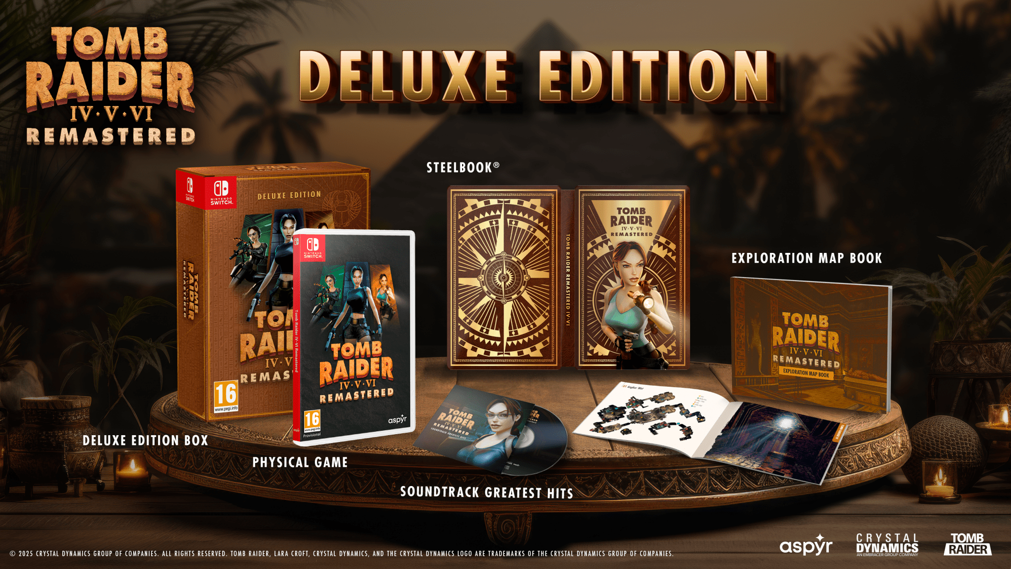 Tomb Raider IV - VI Remastered Starring Lara Croft Deluxe Edition Nintendo Switch - Jeux Vidéo Physique - UIE - Shop Just for Games