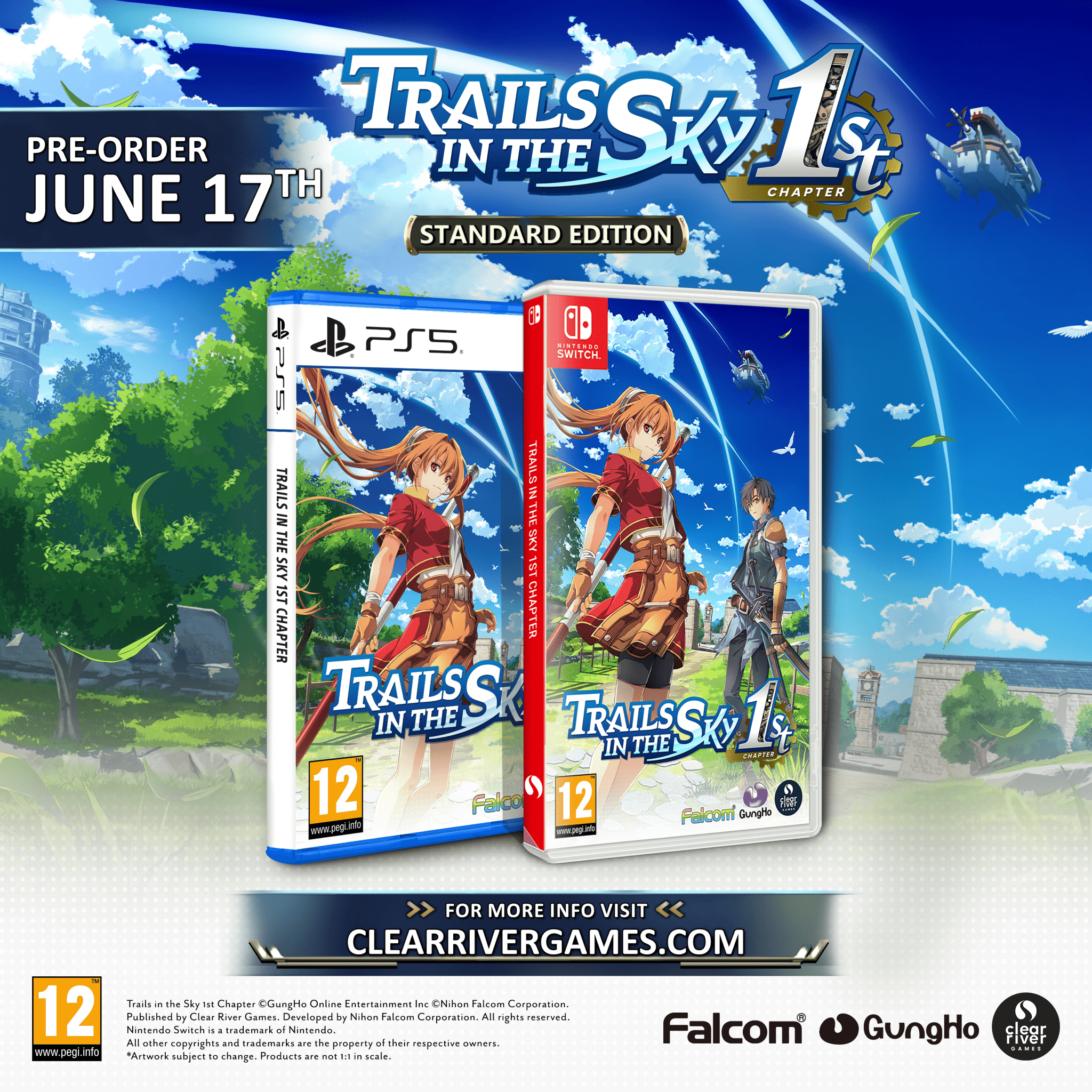 Trails in the Sky 1st Chapter SWITCH - Jeux Vidéo Physique - Clear River Games - Shop Just for Games