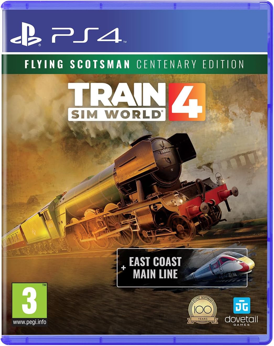 Train Sim World 4 - Flying Scotsman Centenary Edition PS4 - Jeux Vidéo Physique - DOVETAIL Games - Shop Just for Games