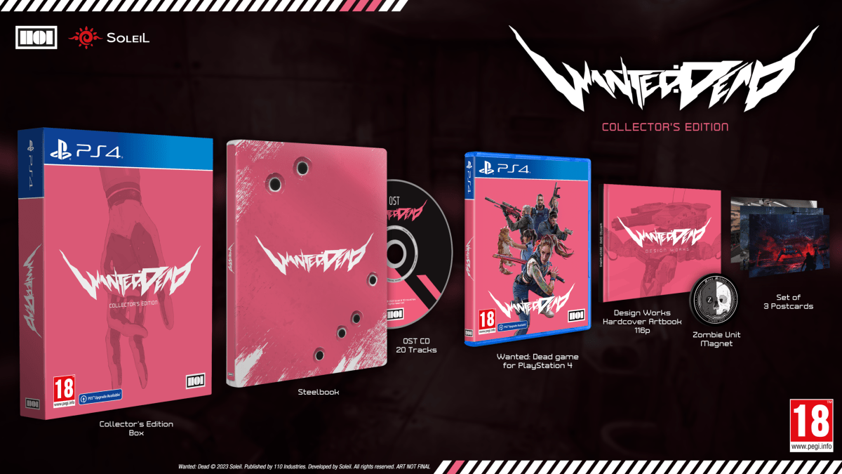 Wanted: Dead Collector's Edition PS4 - Jeux Vidéo Physique - 110 Industries - Shop Just for Games