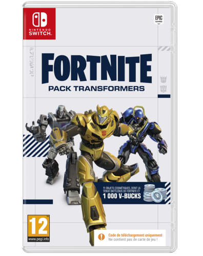 Fortnite Pack Transformers Nintendo SWITCH