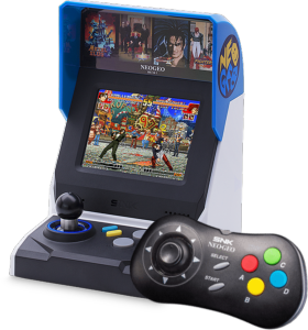 Console SNK Neo-Geo Mini HD International + Manette Noire Neo Geo offerte