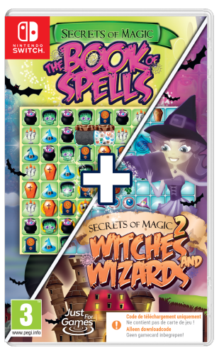 Secrets Of Magic (1+2) The Book of Spells + Witches and Wizards SWITCH (Code de téléchargement)