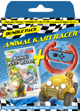 Animal Kart Racer Bundle Pack CIAB + Volant Nintendo SWITCH