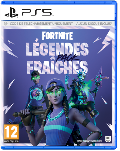 Fortnite Pack Legendes fraiches PS5  (Code de téléchargement)
