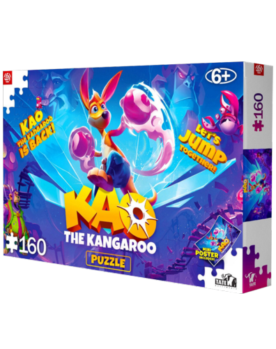 Kao The Kangaroo - Kao is Back Puzzle 160 pièces