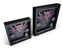 Pixel Frames Mega Man BOSS FIGHT - Taille L 23x23cm