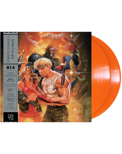 Streets Of Rage 3 Translucent Orange OST Vinyle - 2LP 