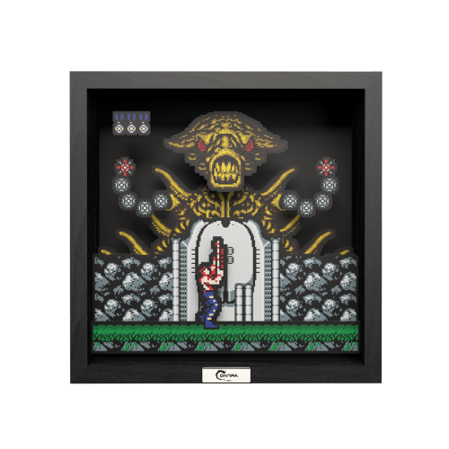 Pixel Frames Contra NES - Taille L 23x23cm