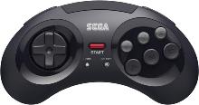 Retrobit - Sega Mega Drive manette 8 boutons sans fil Bluetooth Noire