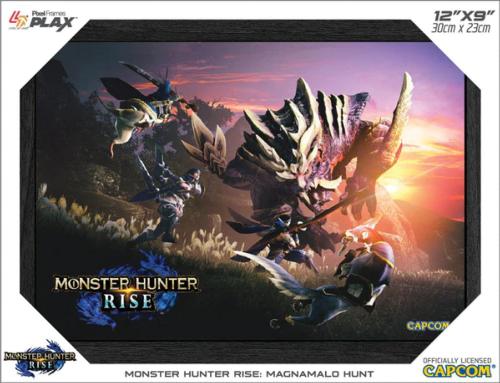 Pixel Frames Plax Monster Hunter Rise Magnamolo Hunt - Lenticular Frame