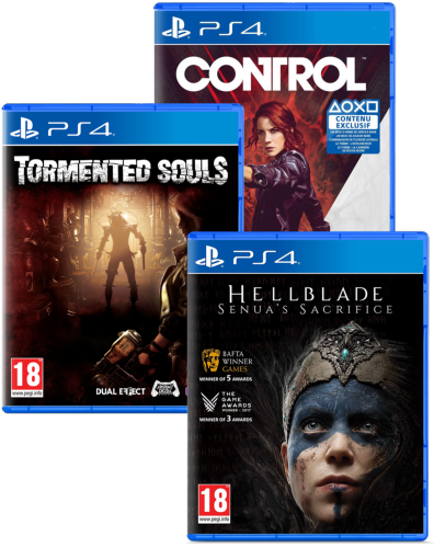 Pack Control + Tormented Souls + Hellblade PS4