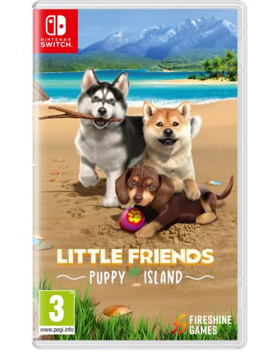 Little Friends Puppy Island Nintendo SWITCH + Bonus Bague de Téléphone