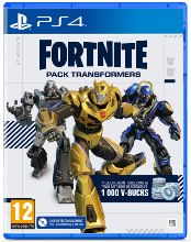 Fortnite Pack Transformers PS4 - 1000 V-Bucks inclus !