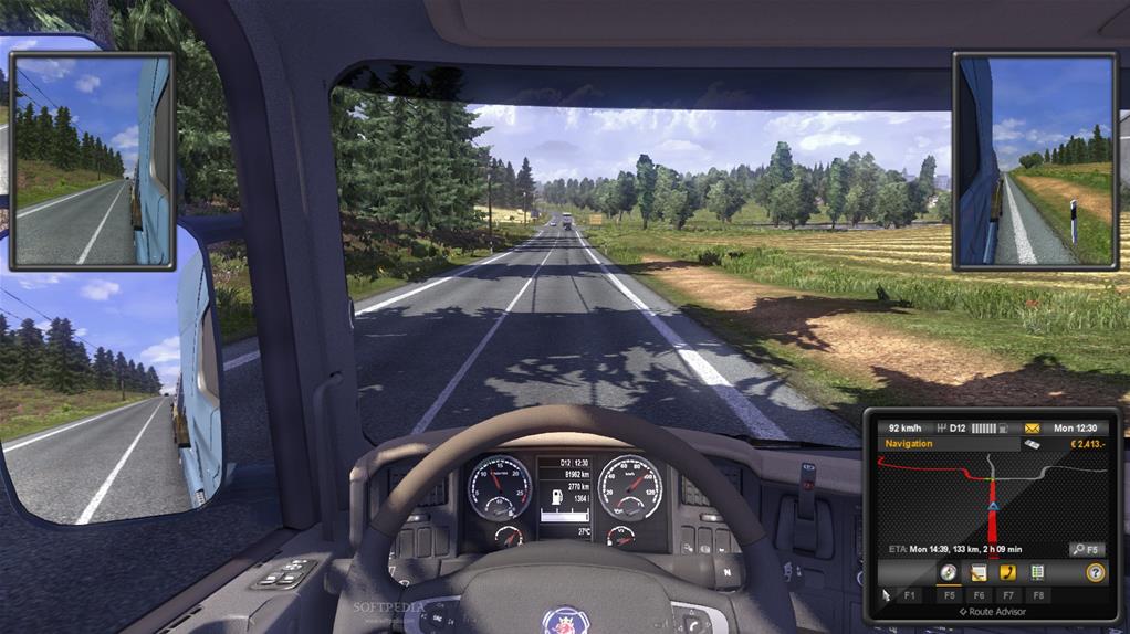 Vochtig Leninisme Verknald Euro Truck 2 Simulator Standard jeu de simulation de camions sur PC chez  Just for Games
