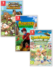 Pack Harvest Moon + Monster Harvest + Castaway Paradise Nintendo SWITCH