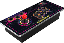 Stick arcade sans fil - Legends Gamer Mini 100 Jeux inclus - Compatible PC
