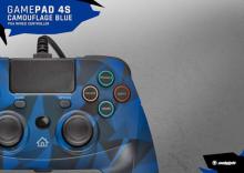GamePad filaire Camo bleu pour PS4 - Snakebyte