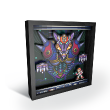 Pixel Frames Mega Man BOSS FIGHT - Taille L 23x23cm