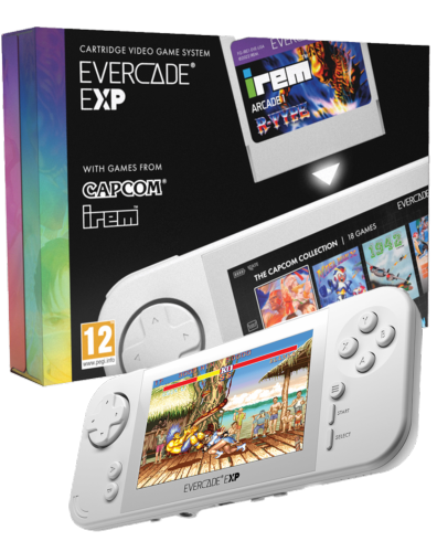 Blaze Evercade EXP - Console Portable + Capcom Collection 18 jeux intégrés & Cartouche Irem Arcade N°07 Incluse
