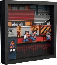 Pixel Frames - River City Ransom Rivals at Work - 23x23 cm