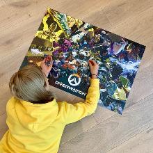 Overwatch Heroes Collage Puzzle 1500 pièces