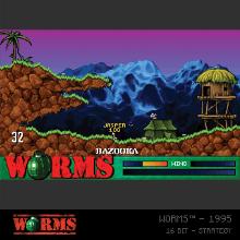 Blaze Evercade - Worms Collection 1 - Cartouche n° 18