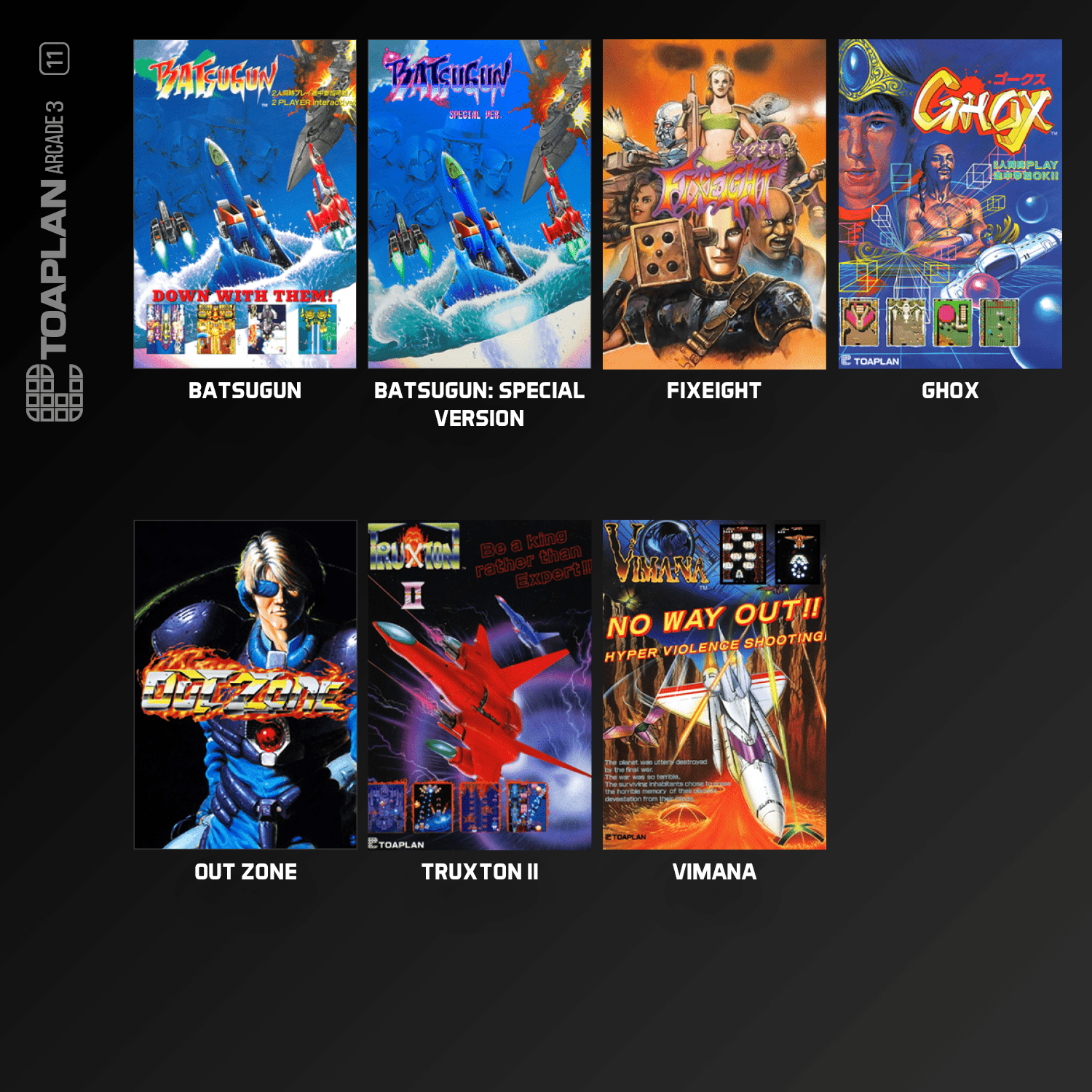 Blaze Evercade - Evercade Toaplan Arcade 3 - Cartouche n°11 - Jeux Rétro - Evercade - Shop Just for Games