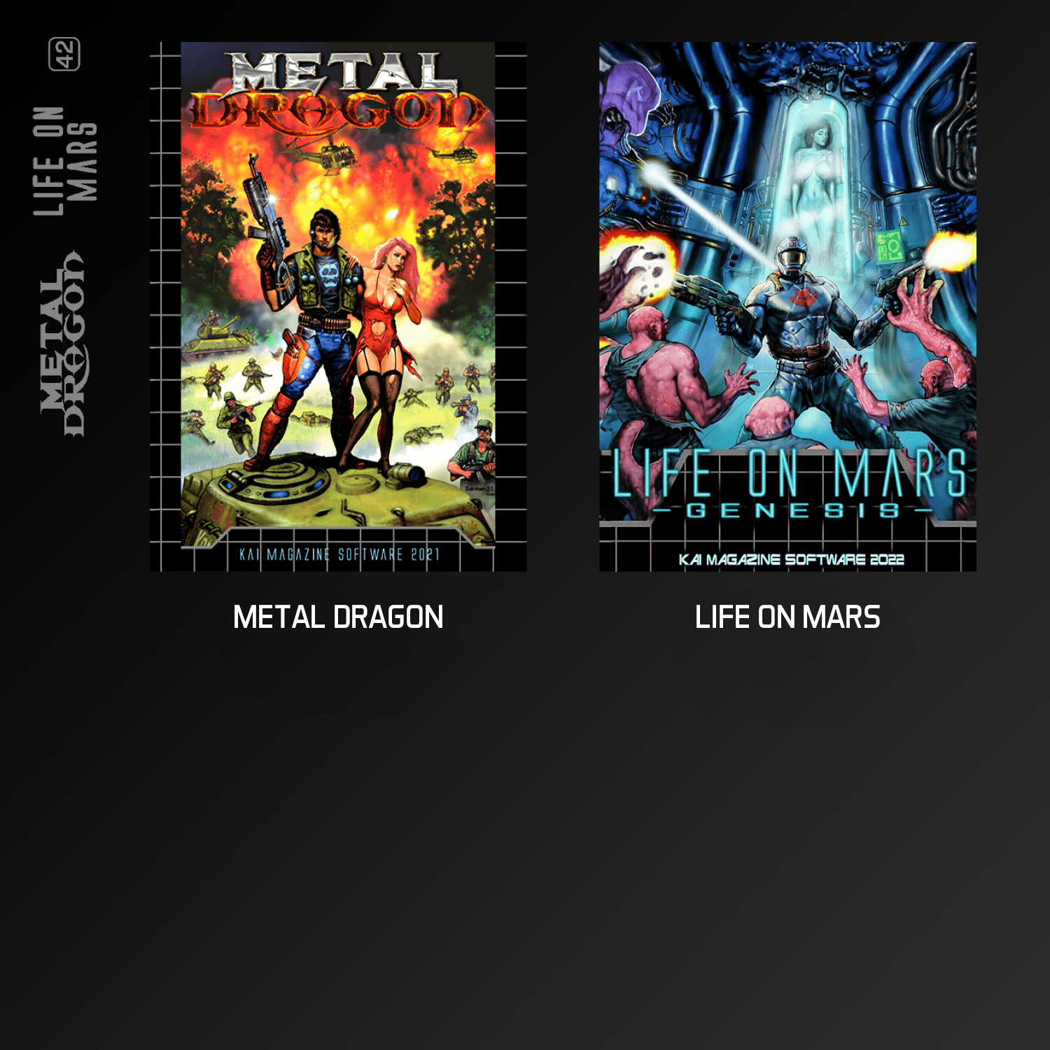 Blaze Evercade - Metal Dragon/Life on Mars - Cartouche n° 42 - Jeux Rétro - Evercade - Shop Just for Games