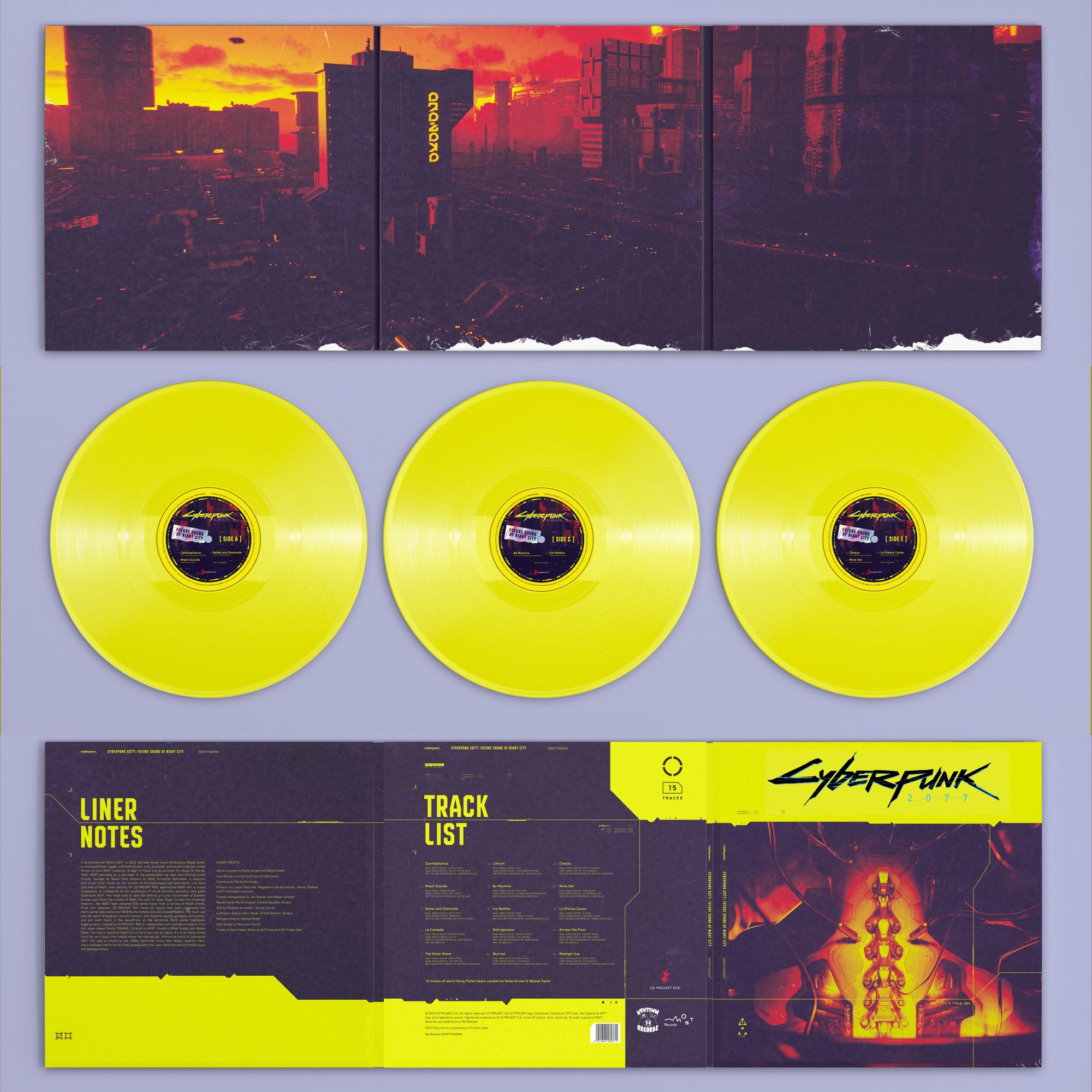 Cyberpunk 2077 Future Sound of Night City Vinyle 3LP