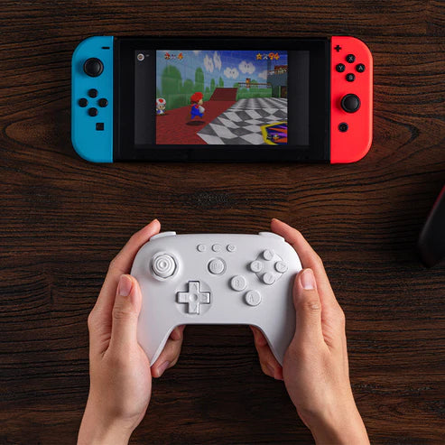 Manette 8BitDo 64 Bluetooth édition noire - Compatible Analogue 3D, Switch 1 et 2, PC, Mobile